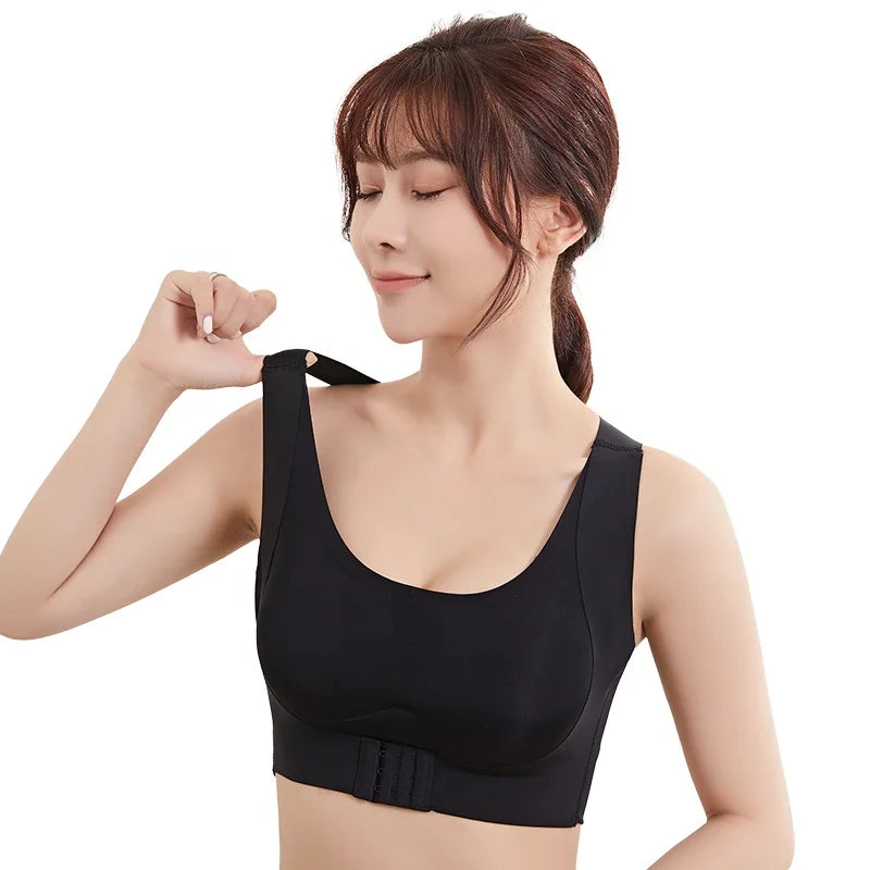Seamless Push up Yoga Bra Free Soft Comfortable Women Bra Sports Cross Back Breathable plus Size Lingerie Women