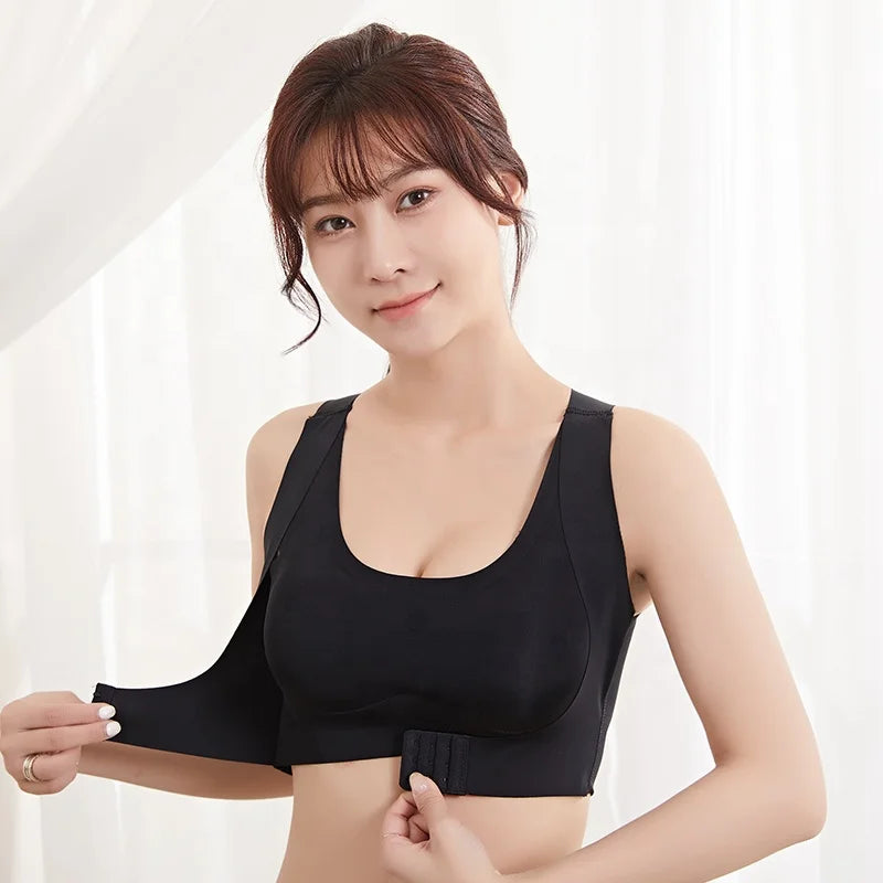 Seamless Push up Yoga Bra Free Soft Comfortable Women Bra Sports Cross Back Breathable plus Size Lingerie Women