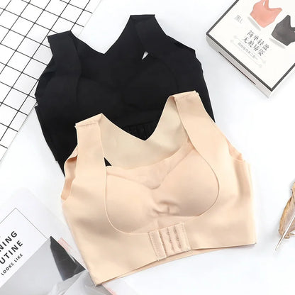 Seamless Push up Yoga Bra Free Soft Comfortable Women Bra Sports Cross Back Breathable plus Size Lingerie Women